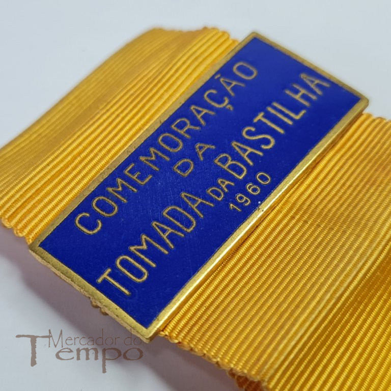 Placa esmaltada Comemoração da Tomada da Bastilha 1960