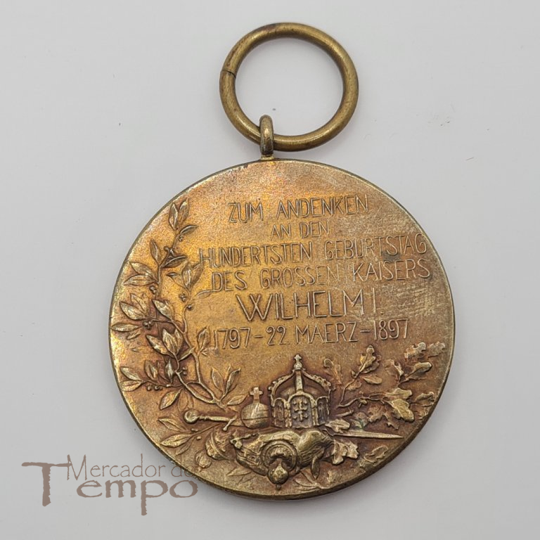 Medalha comemorativa do Centenário do Keiser Wilhem I 1797 - 1897