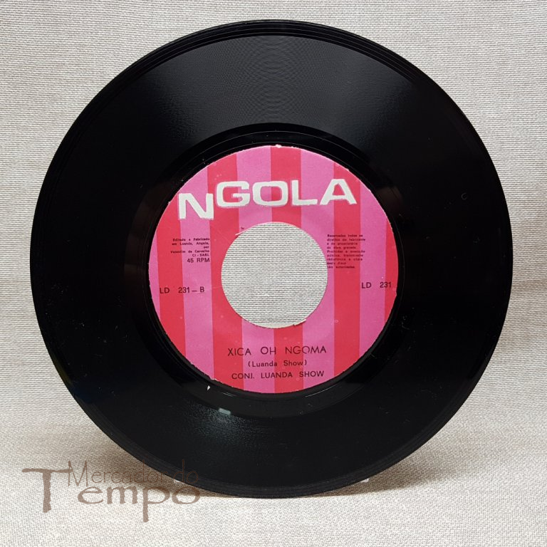 Disco 45 rpm Luanda Show - Ritmo da Lua, Ngola LD 231