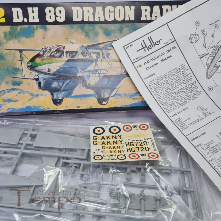 Kit Heller 1/72 De Havilkand 89 Dragon Rapide