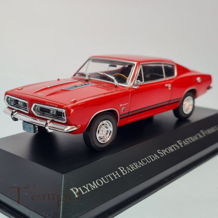 Miniatura 1/43 Muscle Car Plymouth Barracuda Sports Fastback Formula S 1968