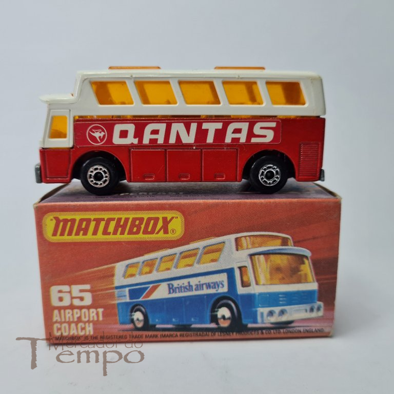 Miniatura Matchbox Airport Coach #65 com caixa original
