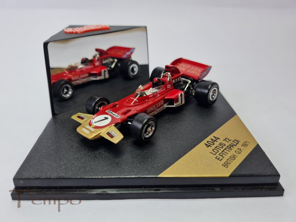 Miniatura 1/43 Quartzo 4044 F1 Lotus 72 #1  E.Fittipaldi , 1971