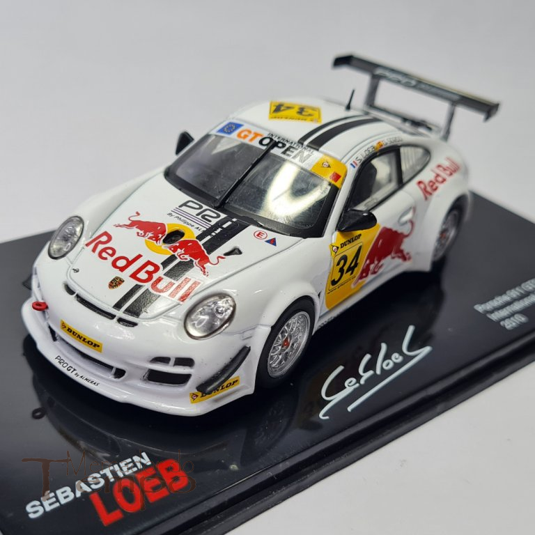 1/43 Altaya Sebastien Loeb Porsche 911 GT3R, International GT Open, Barcelona 2010