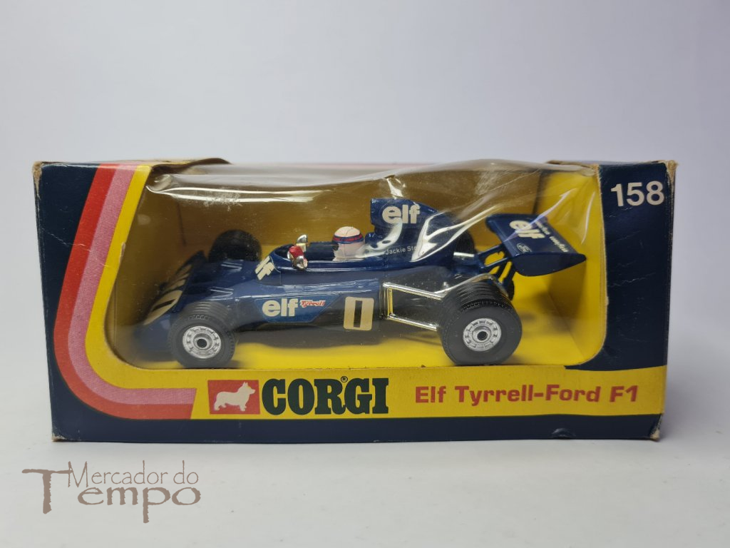 Miniatura Corgi Elf Tyrrel Ford F1, serie Championship winner. Com caixa original