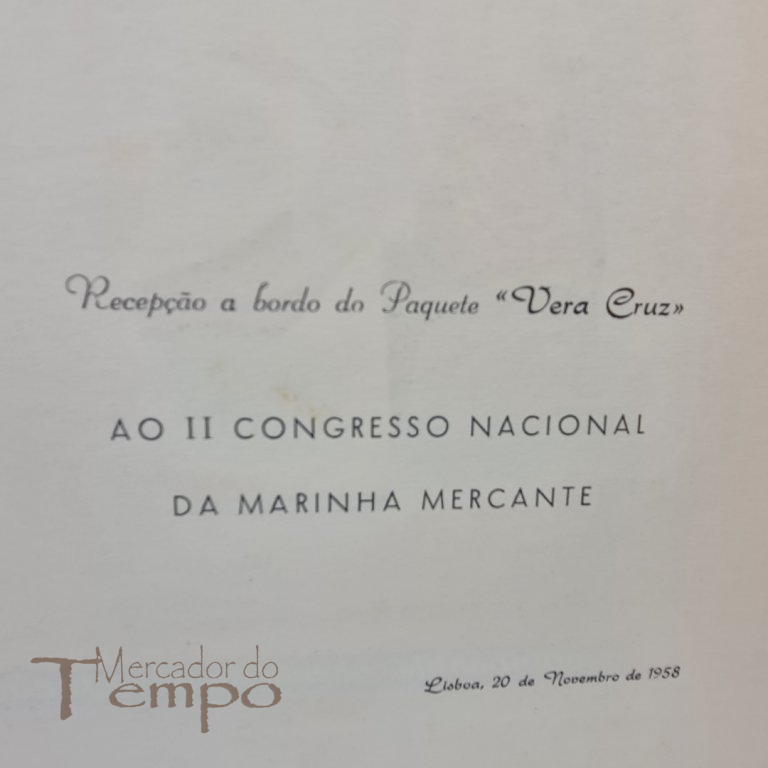 Companhia Colonial de Navegação, II Congresso Nacional da Marinha Mercante, 1958