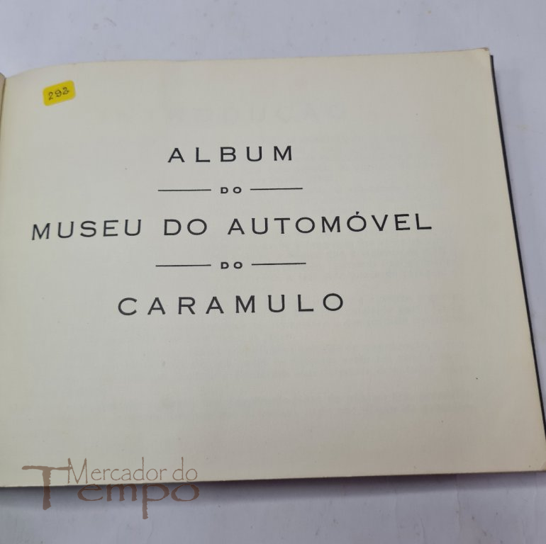 Album de postais do Museu do Automóvel do Caramulo,