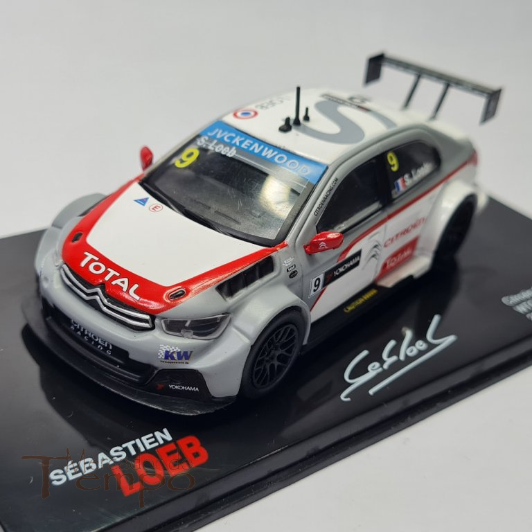 /43 Altaya Sebastien Loeb Citroen C-Elysée WTCC Race of Morocco 2014