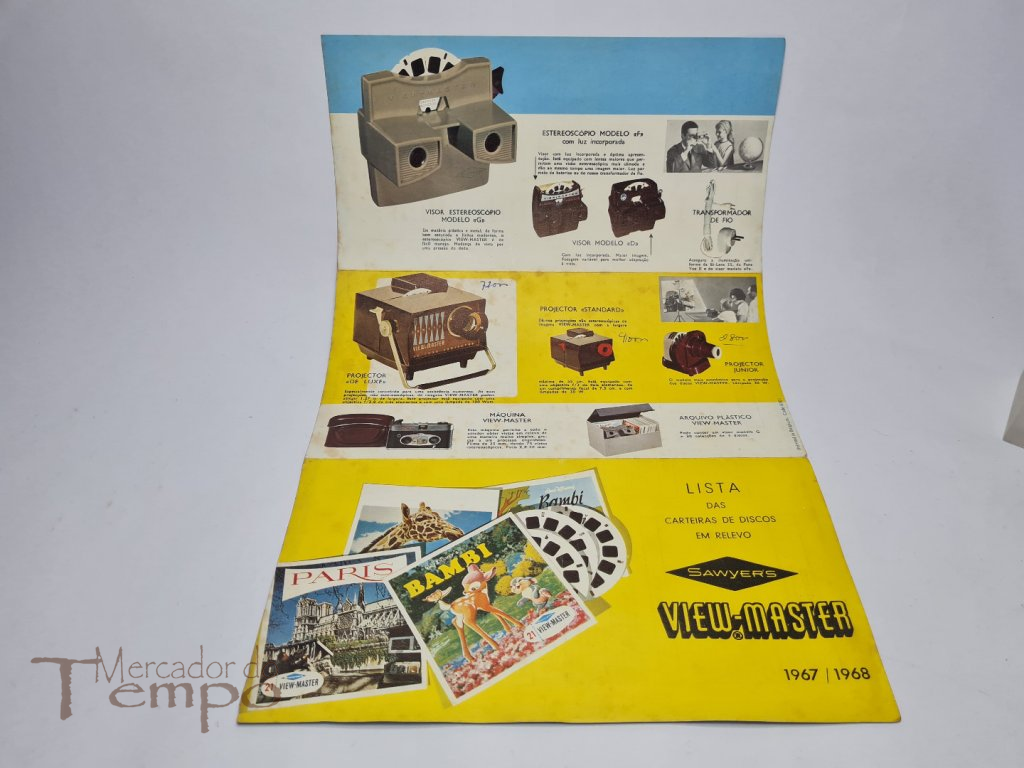 Album para arquivar Viewmasters com caixa original