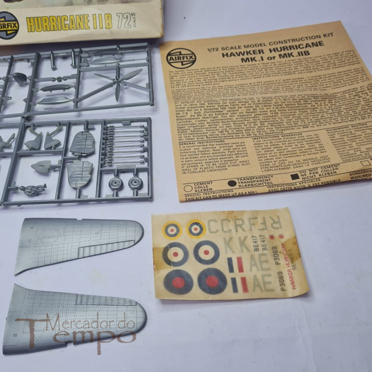 Kit antigo airfix 1/72 Hurricane IIB