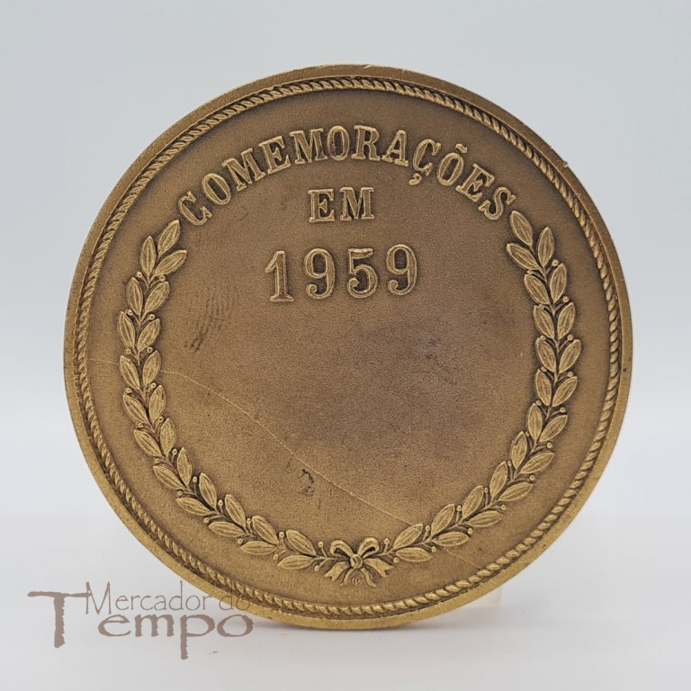 Medalha em bronze comemorativa da Cidade de Aveiro, 1959