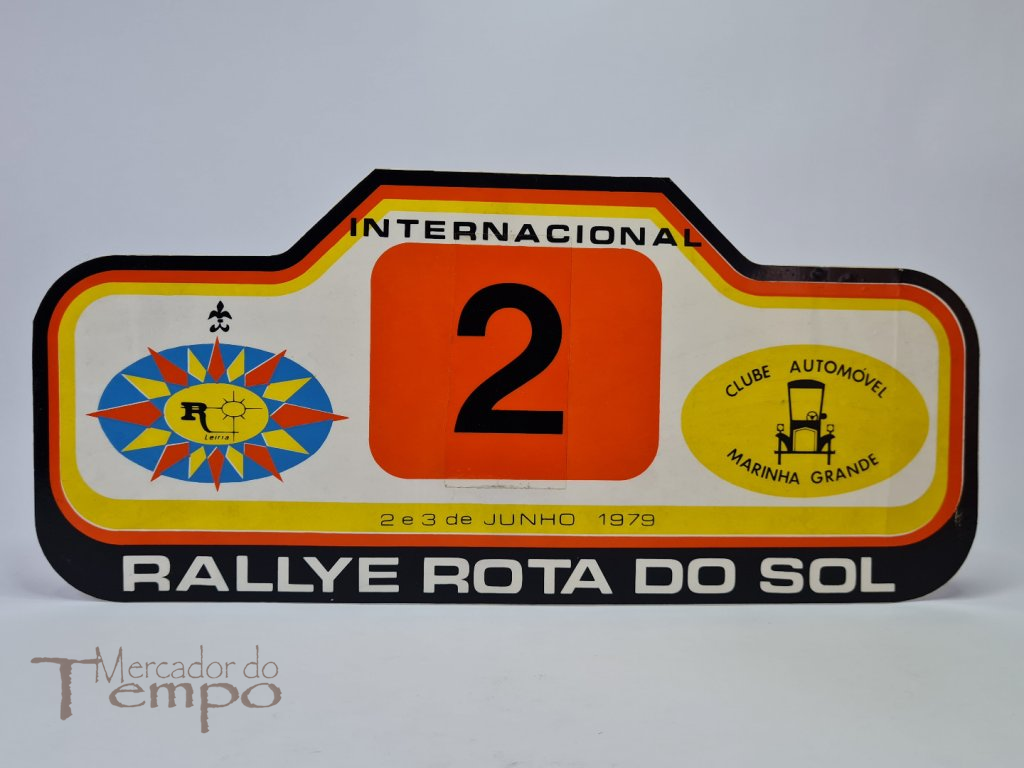 Placa/Autocolante do Rallye Rota do Sol, 1979
