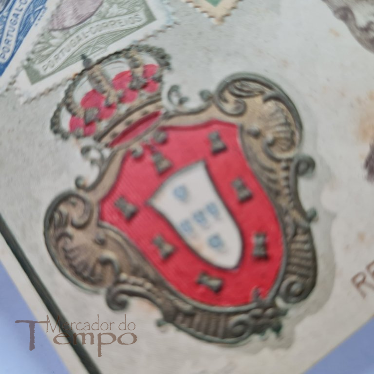 Postal Recordação do Rei de Portugal D.Manoel II