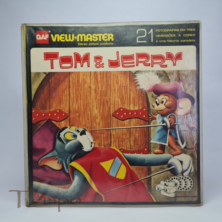 View-master Tom & Jerry, conjunto selado na embalagem original
 