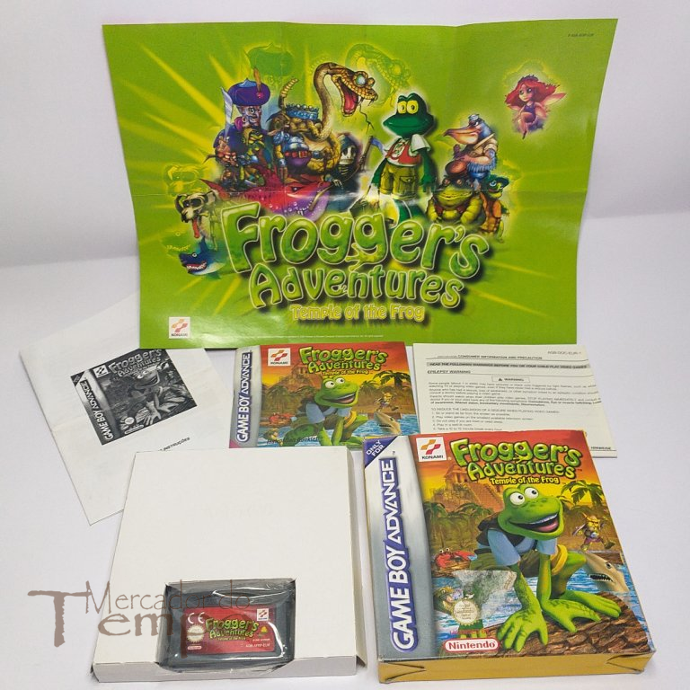 Nintendo GameBoy Advance, Froggers Adventures Temple of the frog