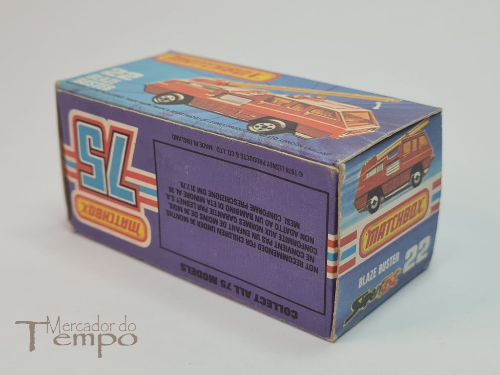 Miniatura Matchbox Blaze Buster #22 Bombeiros com caixa original